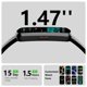 thumbnail image 2 of Rastreador de actividad JYUAJOI, smartwatch de salud con monitor de frecuencia cardíaca, negro, 2 of 7