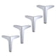 thumbnail image 1 of Patas de Hierro para Muebles, 4 Uds, Plata, 1 of 3