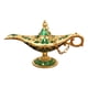 thumbnail image 5 of Lámpara De Aladino Clásica Genie Light Arabian Craft Metal Halloween Decoración Para El Hogar Oro Verde, 5 of 5