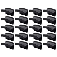 Bothyi - Perchero Para Sombrero De Béisbol, Soporte Para Sombrero, Adhesivo, Sin Perforación, Para Armario, Toalla De Pared, Negro, 20 Piezas