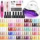 thumbnail image 1 of Kit de esmaltes de uñas YALSYNY con luz UV, 25 colores de esmalte de gel, 1 of 8
