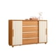 thumbnail image 1 of Cómoda Evidenza Rustic 2 Puertas 4 Cajones Café, 1 of 5