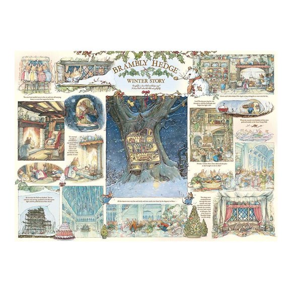 Rompecabezas Cobble Hill 1000 piezas – Brambly Hedge: Historia de Invierno