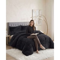 Todo Para El Hogar - Plumón Acanalado 2 Plazas + Fundas ""Renueva Tu Dormitorio Con Estilo Y Comodidad""