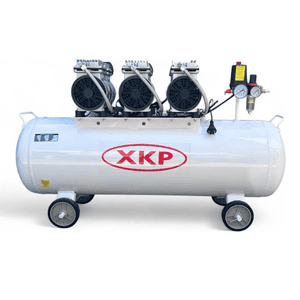 Erux - Compresor De Aire Dental De 100L Silencioso Monofásico Blanco 50Hz 60Hz