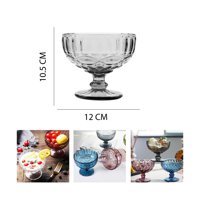 Xianzhu - Set 6 Copas Para Postre Gris - 400Ml
