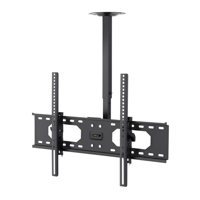 Genérico - Soporte Tv Base Techo Giratorio 360 Grados De 32 A 85 Pulg. Negro