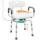 thumbnail image 1 of Silla de ducha PETKABOO giratoria de 360 grados con reposabrazos y respaldo, 1 of 7