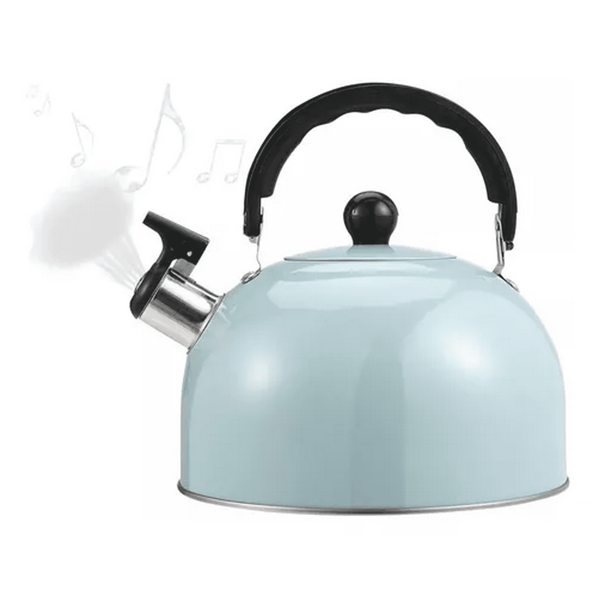 Genérico - Tetera Silbante Para Estufa, Hervidor De Agua, Acero Inoxidable, Verde