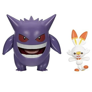Figuras De Combate De Pokémon Pokémon Paquete De 2 Unidades Gengar Y Scorbunny Kids 4+