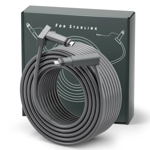Oem - Cable Starlink 46 Metros - Nuevo Y Resistente Alta Velocidad