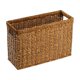 thumbnail image 4 of Cesta Tejida Multiusos Hecha A Mano, Cesta De Acabado Para Armario De Baño, Amarillo Y Marrón, 4 of 5