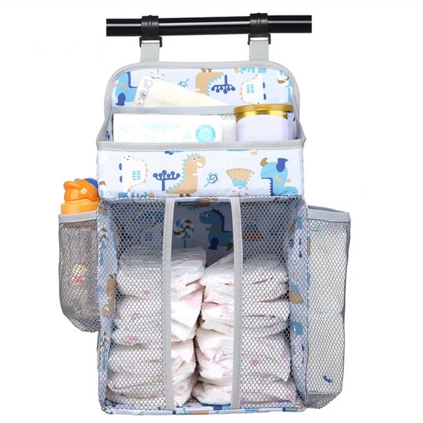 1pc Diaper Organizer, Diaper Caddy Organizer Hanging Large, Crib Hanging Bag, Crib Side Storage, Diaper Stacker, Nursery Hanging Organizer For Changing Table,Baby Stuff, And Nursery Accessories, Baby