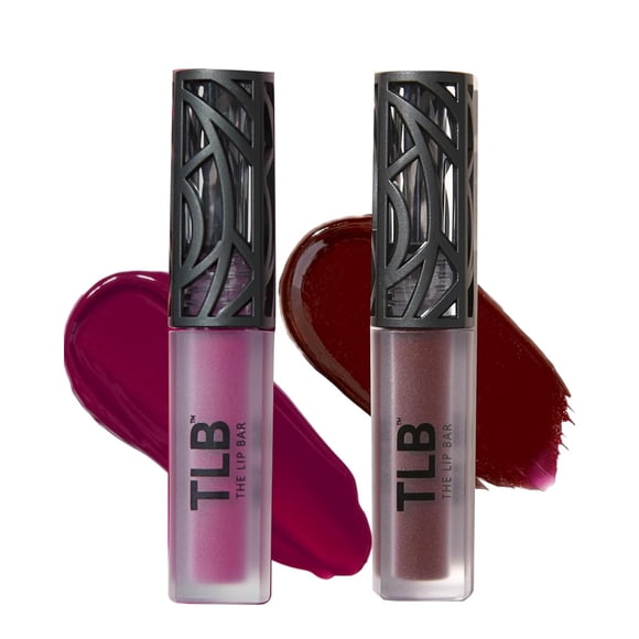 Labial líquido mate The Lip Bar Pack de 2 unidades Muse + Rebel 7 ml Vegano