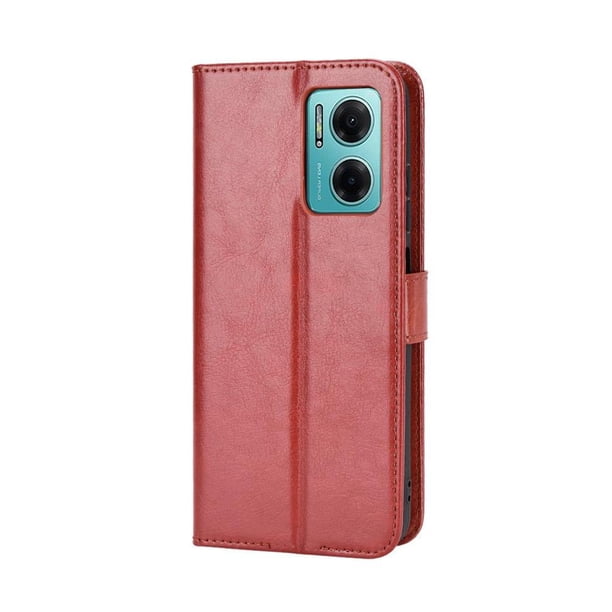 Funda tipo libro para Xiaomi Redmi 10 5G, cartera todo‑en‑uno, funda multifuncional con tarjetero y correa de muñeca desmontable