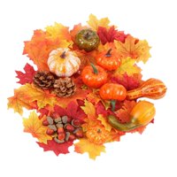 Magideal - Calabazas Artificiales Para Halloween, Navidad, Manualidades De Espuma, Decoración Decorativa De Otoño, Chimenea, Vacaciones, Mesa De Comedor De Otoño 50 Piezas 21 Cm X 19 Cm X 5 Cm