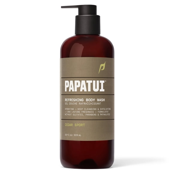 Gel de Ducha Papatui Cedar Sport 828ml Exfoliante Hidratante