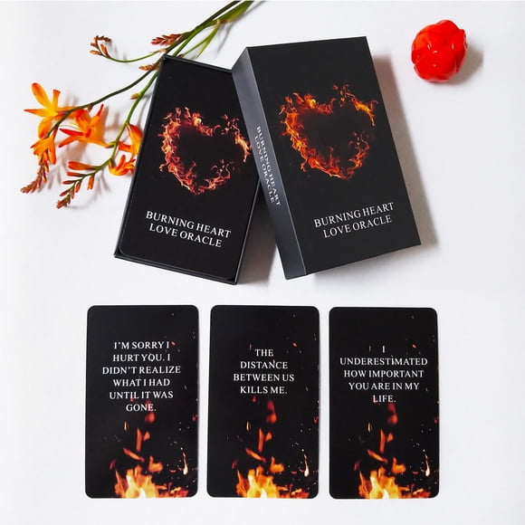 Oracle Cards QUEENOFPAIN: Corazón ardiente, amor, llama gemela
