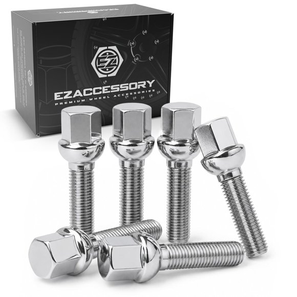 Pernos de rueda ezaccessory 14x1.5 55 mm asiento de bola - paquete de 20