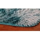 thumbnail image 3 of Alfombra Peluda Tipo Shaggy 180X200CM Turquesa Jaspeada, 3 of 3