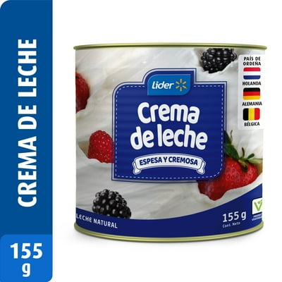 Crema De Leche Espesa Tarro 155 G Lider