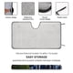 thumbnail image 3 of FIFA Parasol para Parabrisas Delantero Protector Plegable, Visera Solar para Auto Bloquea Rayos UV Mantiene tu Vehículo Fresco 140cm*76cm, 3 of 6