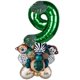 thumbnail image 4 of Jungle Animal Number Globos Jungle Themed Tiger Zebra Monkey Para Suministros 9 A?os De Edad, 4 of 5