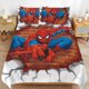 thumbnail image 2 of Spiderman 3 Piece Sets Full/Queen Size - Reversible Microfiber Quilts with 2 Shams Soft Lightweight Bedspread Coverlet Comforter for All Season Bed Sheets, 2 of 5