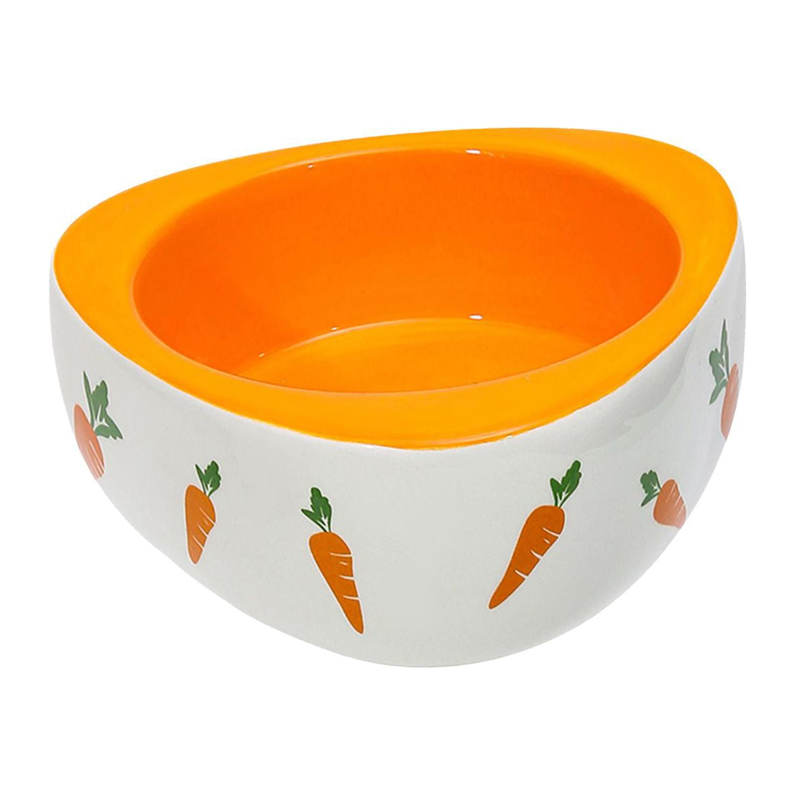 Cuenco Antideslizante Para Comedero De Conejo, Cuenco De Alimentación Para Erizo, Jerbos, Cachorro, Gatito, Triángulo De 11cm X 4,5 Cm