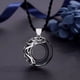 thumbnail image 1 of Gorgeous Black & White Boutique Jade Gemstone Pendant Necklace, 1 of 4