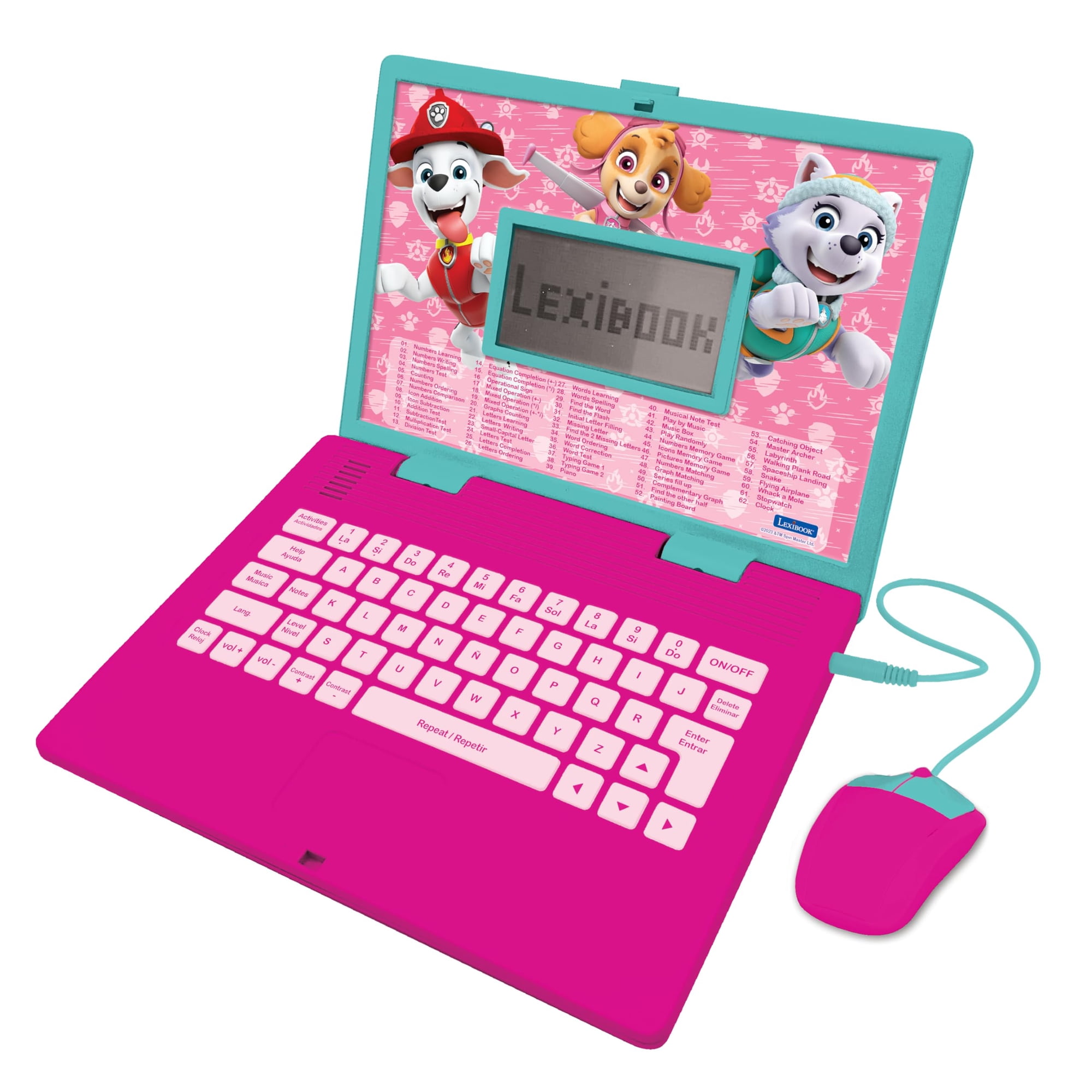 Lexibook Educativo Bilingüe Para Computadora Portátil Paw Patrol 124 Actividades