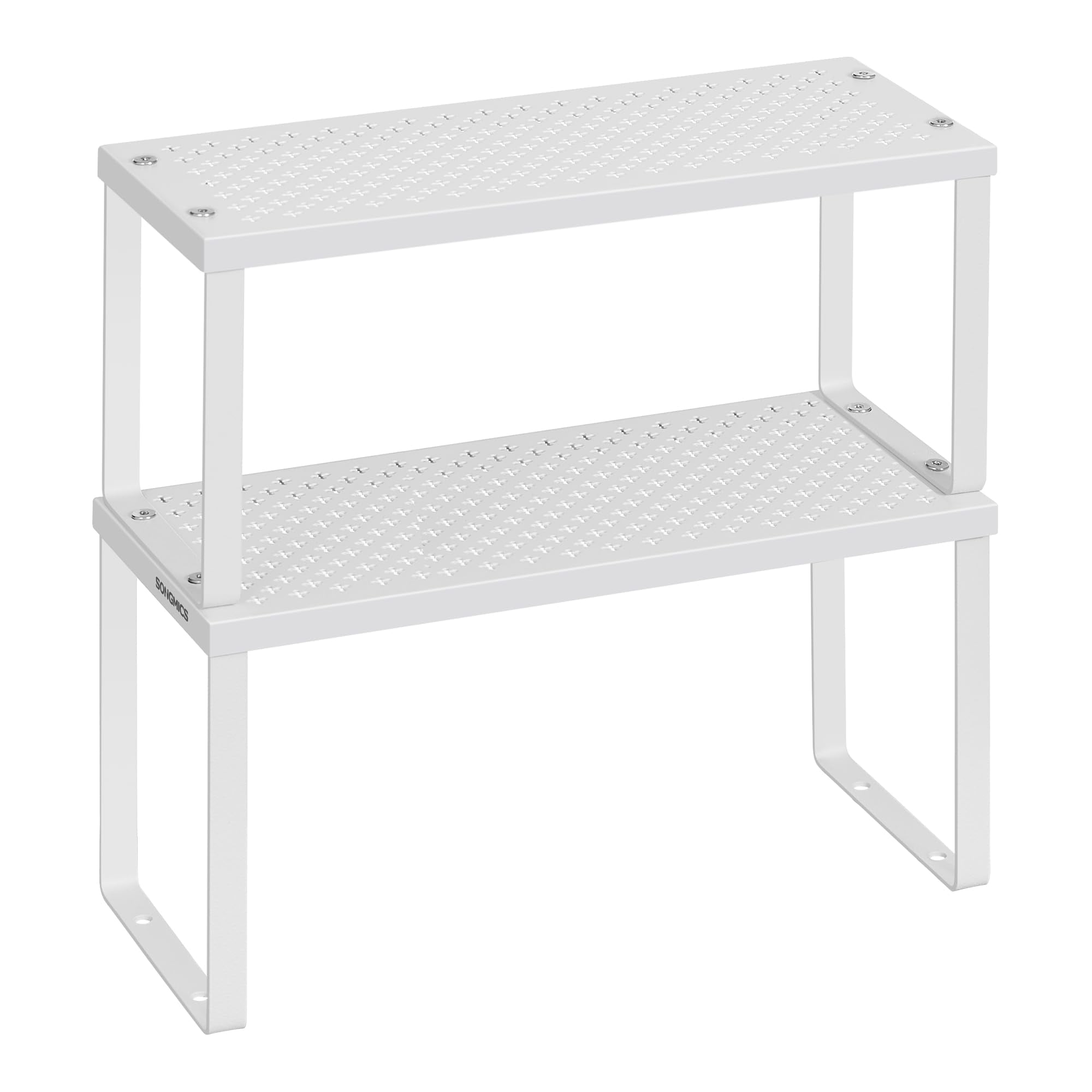 Juego De 2 Organizadores De Estantes Spice Racks Songmics De Metal