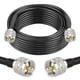 thumbnail image 1 of Cable coaxial XRDS-RF RG58 de 50 ohmios y 30 pies con PL-259 UHF macho, 1 of 5