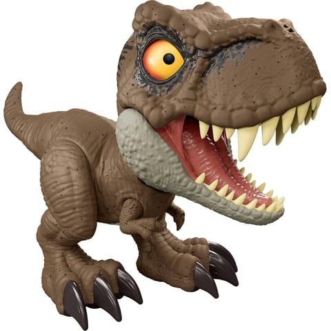 Figura De Dinosaurio De Juguete Mattel Jurassic World Roar Command T-Rex