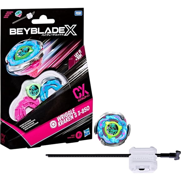 Beyblade X Wriggle Kraken S 385O CX Set Inicial Takara