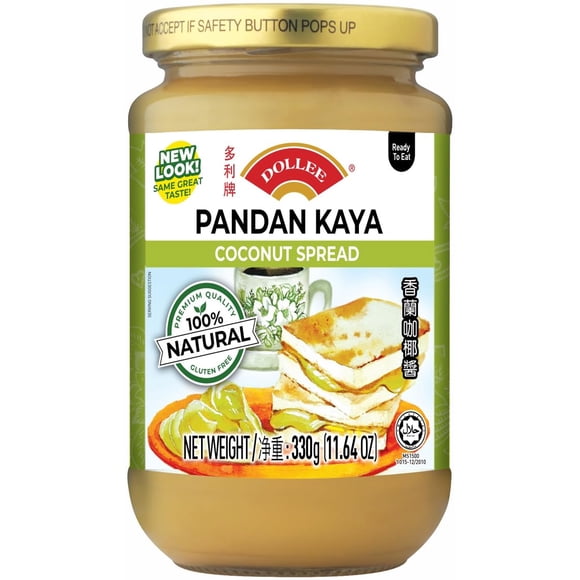 Untable de coco y kaya con pandan DOLLEE 330 g natural