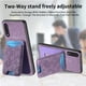 thumbnail image 2 of Funda Billetera con Soporte para Samsung Galaxy A50 Protector Delgado Morado, 2 of 6