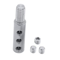 Magideal - Tapa Superior Del Pasador Selector Conector De Cable De Acero Pasador De Bloqueo Del Selector Ligero Conector De Placa De Cable Tapa De Liberación Ráp M12