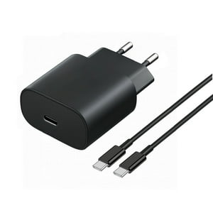 Cargador Ultra Rápido 45W + Cable De Carga Rápida 1Mt Levo Negro