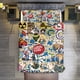 thumbnail image 2 of Patchwork Fallout Comforter Set Soft 3 Pcs Twin Bedding Sets Thicken for All Season, 1 Comforter 2 Pillow Shams, 2 of 3