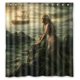 thumbnail image 1 of Cortina de ducha de sirena con ganchos, tamaño 66 x 72 pulgadas, 1 of 3