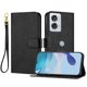 thumbnail image 1 of Funda Cartera para Motorola Moto Edge 50 Fusion Tarjetero Soporte Magnético y Correa Negro, 1 of 5