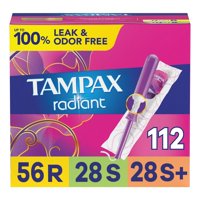 Tampones Tampax Radiant Multipack Regular/Super/Super Plus X112