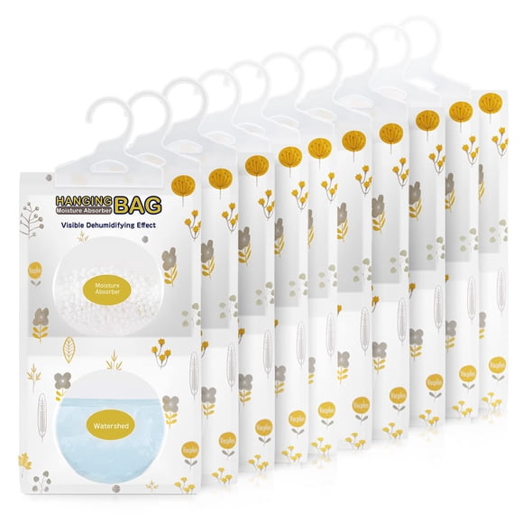 Paquetes absorbentes de humedad Vacplus sin fragancia, 500 ml (paquete de 10)