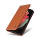 thumbnail image 3 of Funda Billetera de Cuero para Samsung Galaxy S21 Ultra con Tarjetero y Soporte - Tapa Magnética Marrón, 3 of 6
