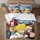 thumbnail image 2 of The Seven Deadly Sins Quilts for Queen Bed Bedspreads,Soft Bed Quilt Lightweight Bedspread,Quilted Coverlet, 2 of 5