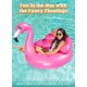 thumbnail image 2 of Flotador hinchable con forma de flamenco para piscina JOYIN, 45 cm, con portavasos, 2 of 9