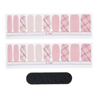 Ioensy - Tiras De Uñas De Gel Semicuradas Para Mujeres Fáciles De Aplicar Y Quitar Con Lima De Uñas