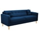 thumbnail image 2 of Sofa New Retro 3CG Felpa 05 Azul Marino, 2 of 6