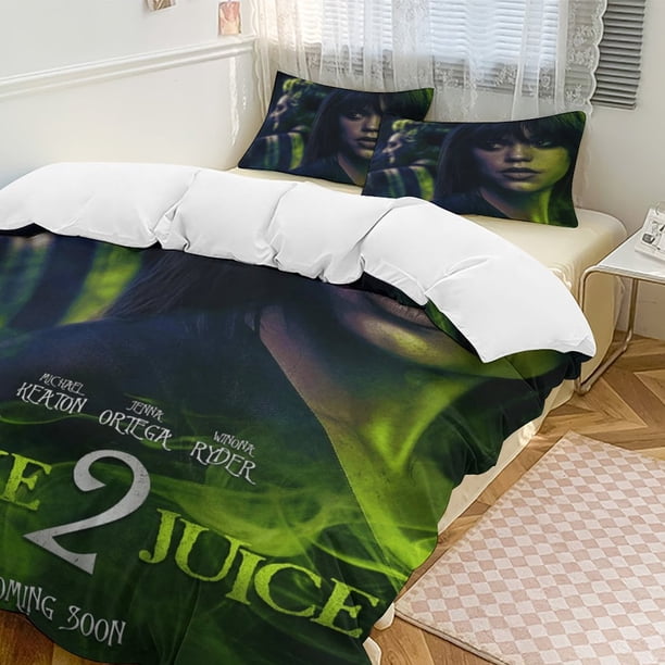 Beetlejuice Beetlejuice 3-Piece Bedding Set Soft Warm And Comfortable Soft Bed Set for Bedroom